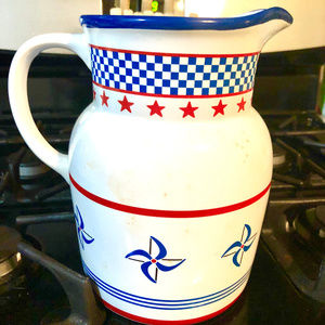 Vintage Princess House Country Fair Pitcher 64 Oz